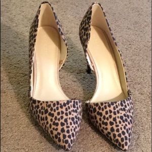 Leopard print heels